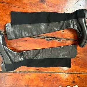 Stuart Weitzman Black Leather Boots